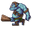 Terraria Ogre and Flickerwick Cyan Brown Pointer