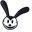 Epic Mickey Oswald the Lucky Rabbit and his Remote Black White Pointer