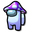 Among Us Blue Enchanted Mushroom Character Purple Pointer