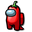 Among Us Red Chili Pepper Character Pointer