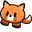 Gimkit Dodge the Fox Orange Pointer