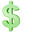Dollar Sign Green Pointer