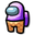 Among Us Purple Sorbet Character Orange Pointer