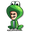 The Super Mario Galaxy Movie Luigi in a Frog Suit Green Pointer