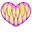 Bright Monster Teeth Pink Yellow Pointer