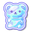 Kawaii Teddy Bear Soap Bubble Blue Cyan Pointer