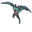 Pokemon Noibat and Noivern Pixel Cyan Black Pointer
