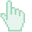 Mint Cream Green Pixel Pointer