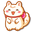 Kawaii White Cat with a Pink Bow Pointer