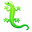 Minimal Gradient Green Lizard Pointer