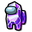 Among Us Purple Tanzanite Character Pointer