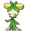 Pokemon Smoliv and Dolliv Green Pointer