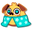Boom Slingers Magical Pugby Yellow Cyan Pointer