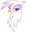 My Little Pony Gilda and her Eagle Paw White Purple Pointer