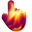 Solar Flare Light Red Yellow Purple Pointer