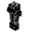 Minecraft Silence Armor Trim and Applied Armor Black Gray Pointer