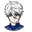 Blue Lock Seishiro Nagi and his Jersey Number 7 White Blue Pointer