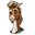 Goat Will Harris and the Roarball Brown Beige Pointer