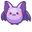Kawaii Purple Baby Bat Pointer