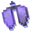 Minecraft Enchanted Elytra and Enchanted Mace Purple Pointer