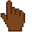 Russet Brown Pixel Pointer