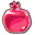 Cute Glassy Pomegranate and Grape Cluster Red Pink Pointer