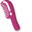 Minimal Pink Hair Comb Pointer