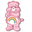 Care Bears Cheer Bear Pink White Pointer