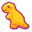 Kawaii Dino Nuggets Orange Pointer