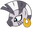My Little Pony Zecora and her Earring Gray White Pointer