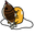 Gudetama and a Soy Sauce Fish Brown Orange Pointer