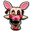 Five Nights at Freddy's Mangle and their Endo Head Beige Pink Pointer