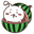 Chiikawa and Hachiware Eating Watermelon Green Red White Pointer