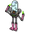 My Singing Monsters Blipsqueak in Active and Inactive Forms Gray Pink Pointer