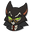 Lackadaisy Mordecai Heller and his Tail Black Green Pointer