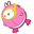 Molang and Piu Piu as Scuba Divers Pink White Pointer