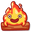 Kawaii Howl's Moving Castle Calcifer Orange Yellow Brown Pointer