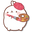 Molang Artist and an Easel White Red Pointer