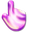 Orchid Bloom Fluid Purple Pink Pointer