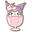 Kuromi and My Melody Ice Cream Purple Pink Pointer