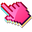 3D Raspberry Jelly Pixel Pink Red Pointer