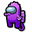 Among Us Purple Seahorse Character Pointer