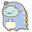 San-X Penguin and Tokage in Dinosaur Onesies Blue Pointer