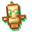Minecraft Emerald and Totem of Undying Brown Yellow Green Pointer