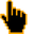 Orange Web Pixel Black Pointer