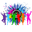 Frutiger Metro Colorful Noisy Party Blue Pink Red Pointer