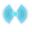 Prank Neon Signal Waves Cyan Blue Pointer