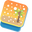 Blooket Tropical Globe Orange Yellow Pointer