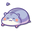 Kawaii Happy Gray Hamster White Pointer