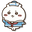 Chiikawa Sailor and a Broom White Blue Pointer